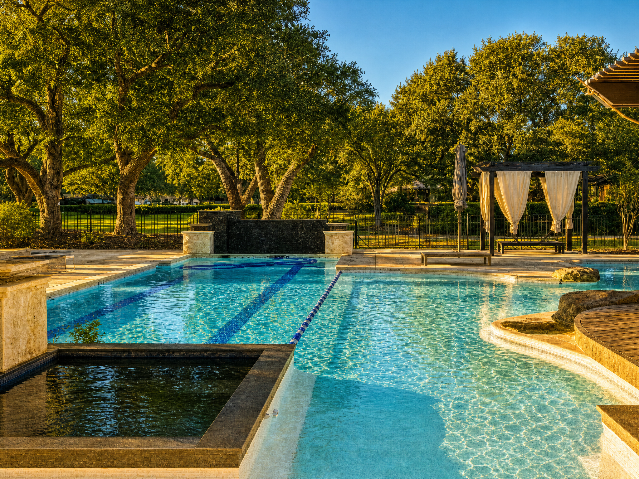 Ultra Luxe Pool — Daylight Overview